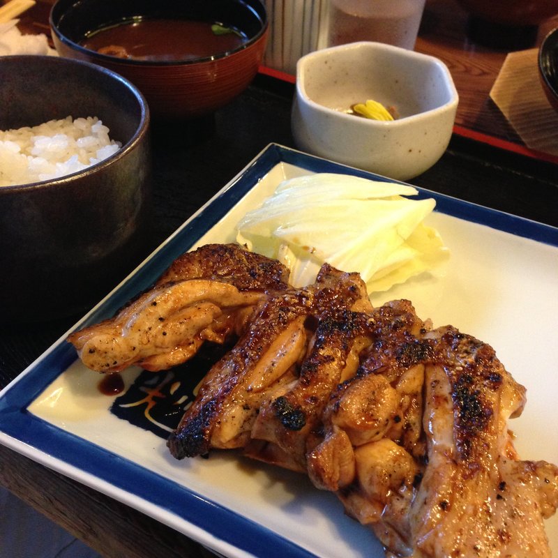 もも焼き定食(鳥光 須磨本店 （とりみつ）)
