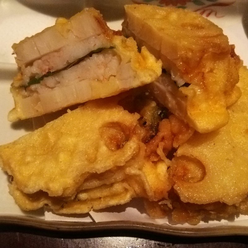 れんこんのはさみ揚げ(れんこん)