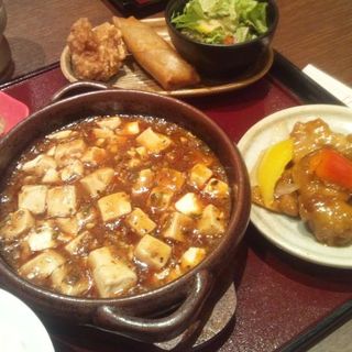 陳麻婆豆腐セット(四川餐館 あべのハルカスダイニング店 )