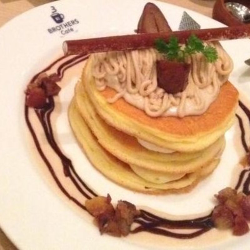 モンブランパンケーキ(ブラザーズカフェ なんば店 （BROTHERS Cafe）)