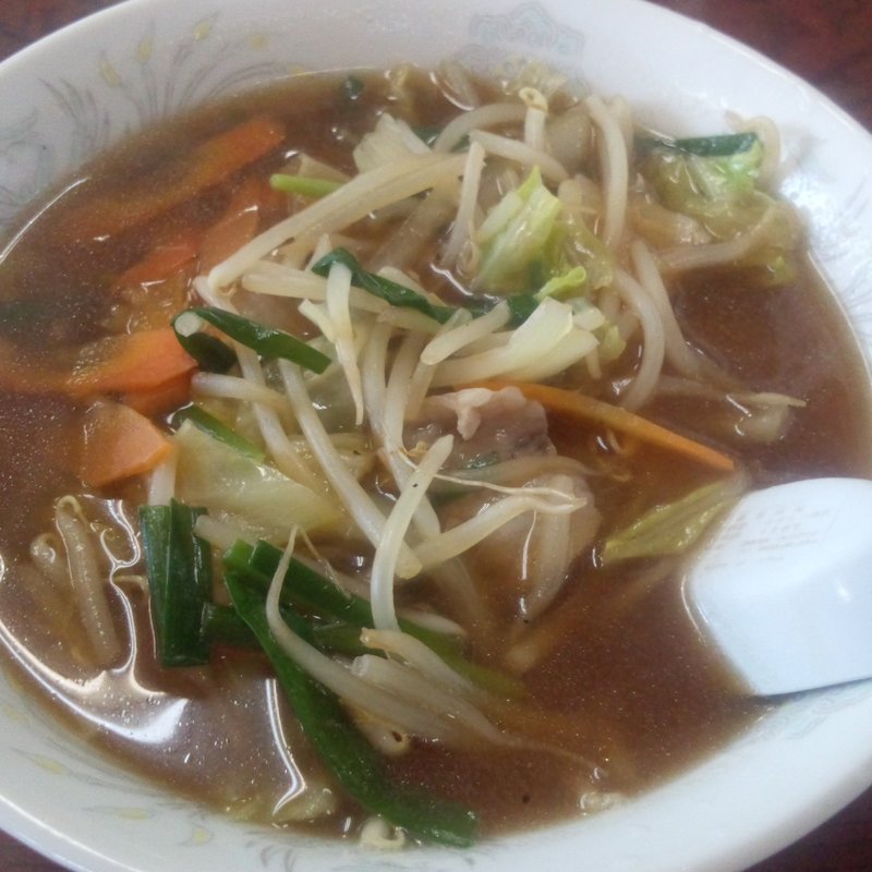 野菜ラーメン（醤油味） (しみず屋 )
