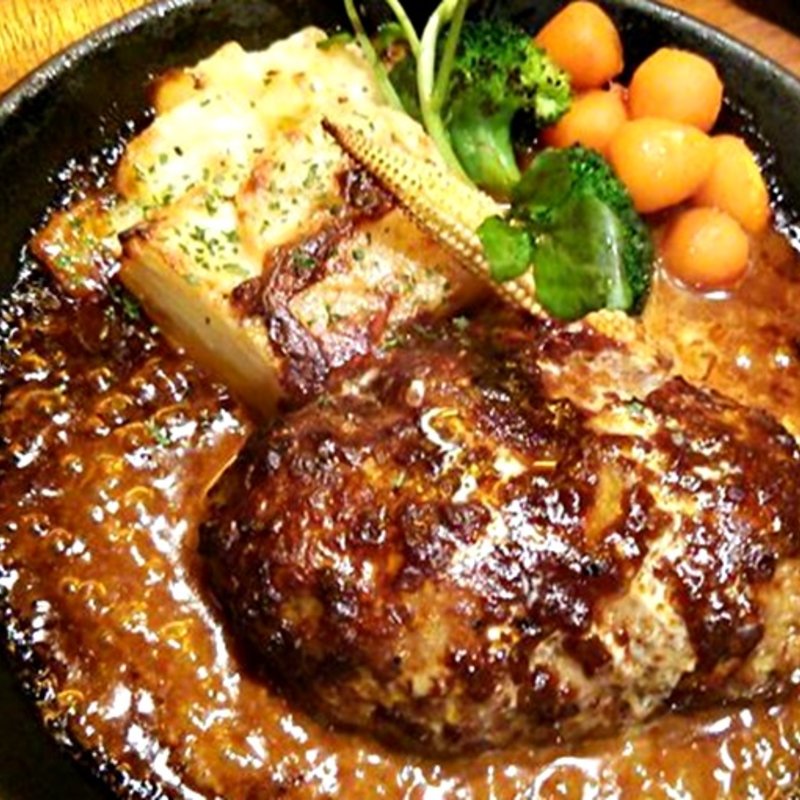 自家製手こねハンバーグ(KUBOTA食堂)