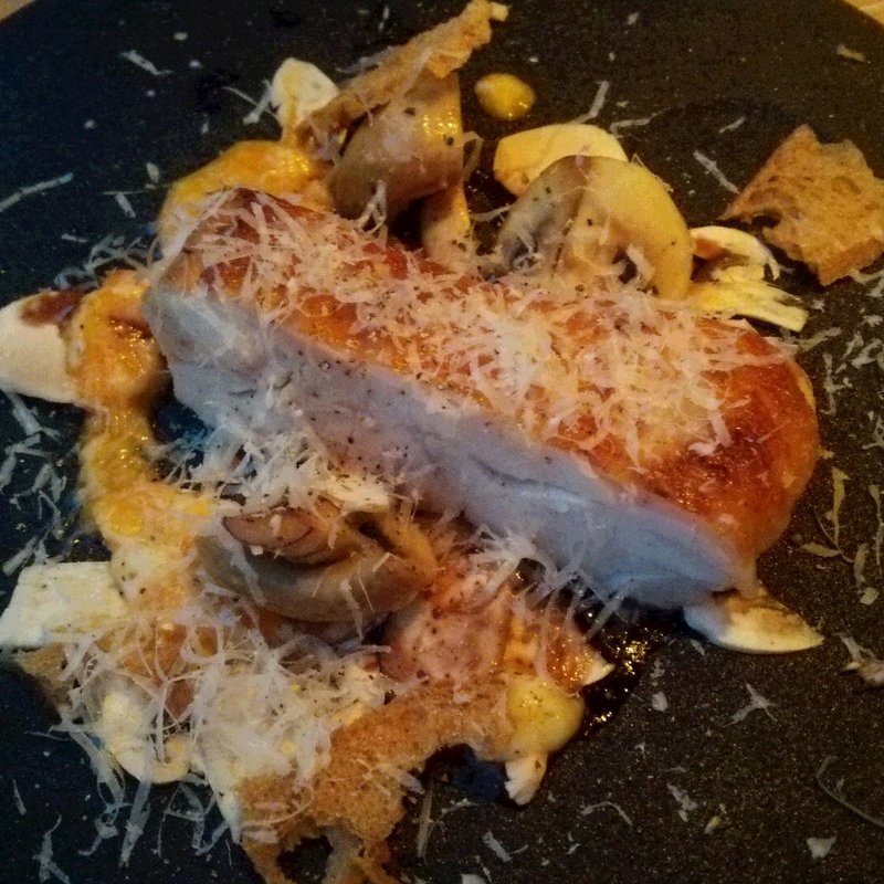 おまかせコース（若鶏のロースト　パルメザンチーズ添え）(ラス)