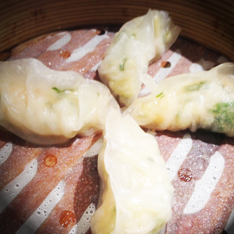 海老蒸しシソ餃子(神座飲茶樓 グランスタ八重洲店)