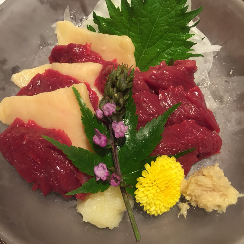 会津産 赤身馬刺し こうね脂(葉山鳥ぎん本店)