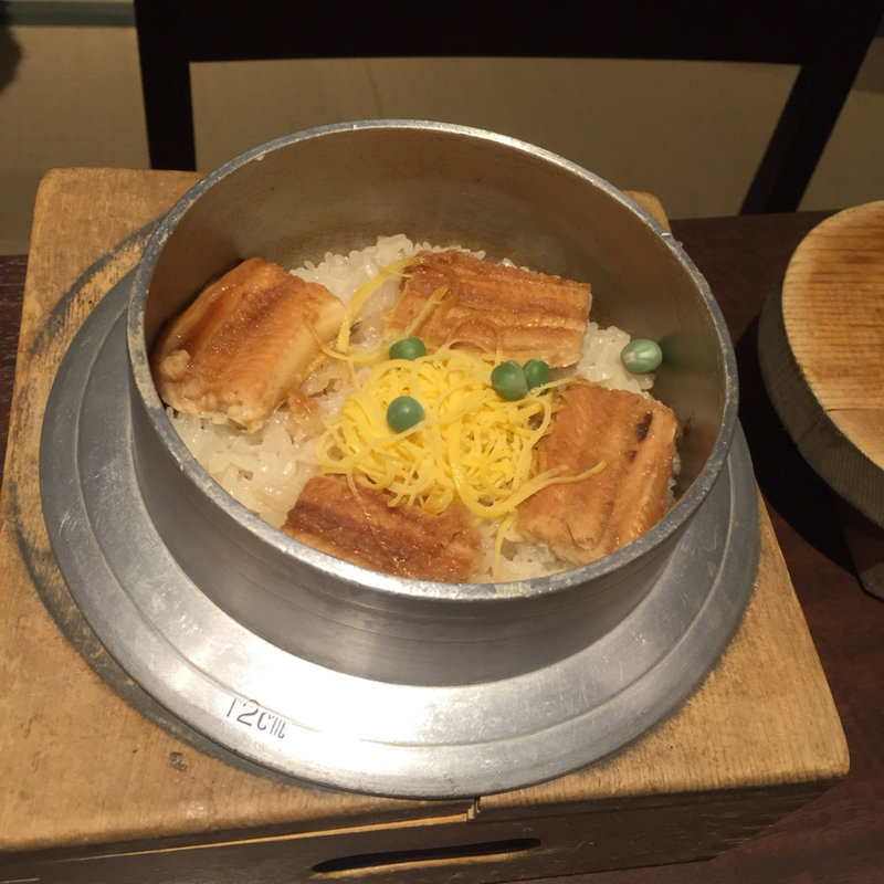 穴子釜(葉山鳥ぎん本店)