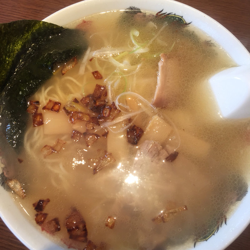 塩ラーメン(来来亭横須賀佐原店)