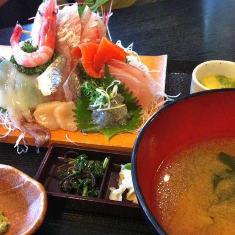 上刺身盛合せ定食(魚啓 （うおけい）)