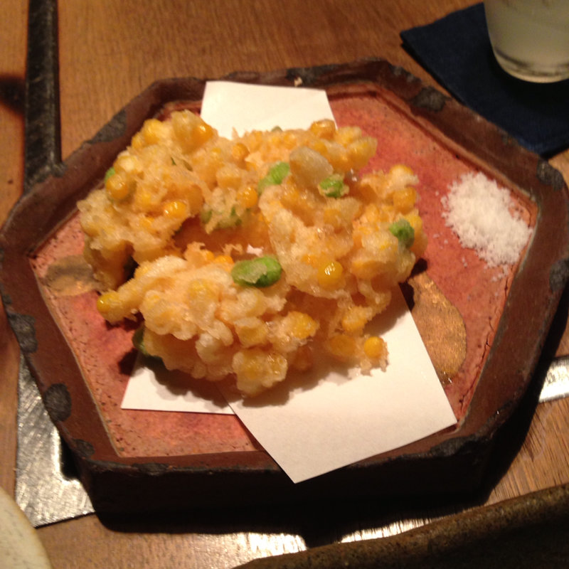 とうもろこしのかき揚げ(元旦)