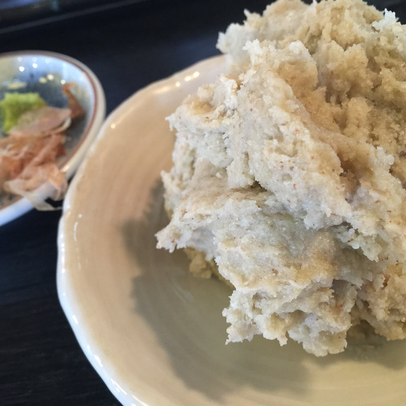 そばがき(丹沢そば 本店)