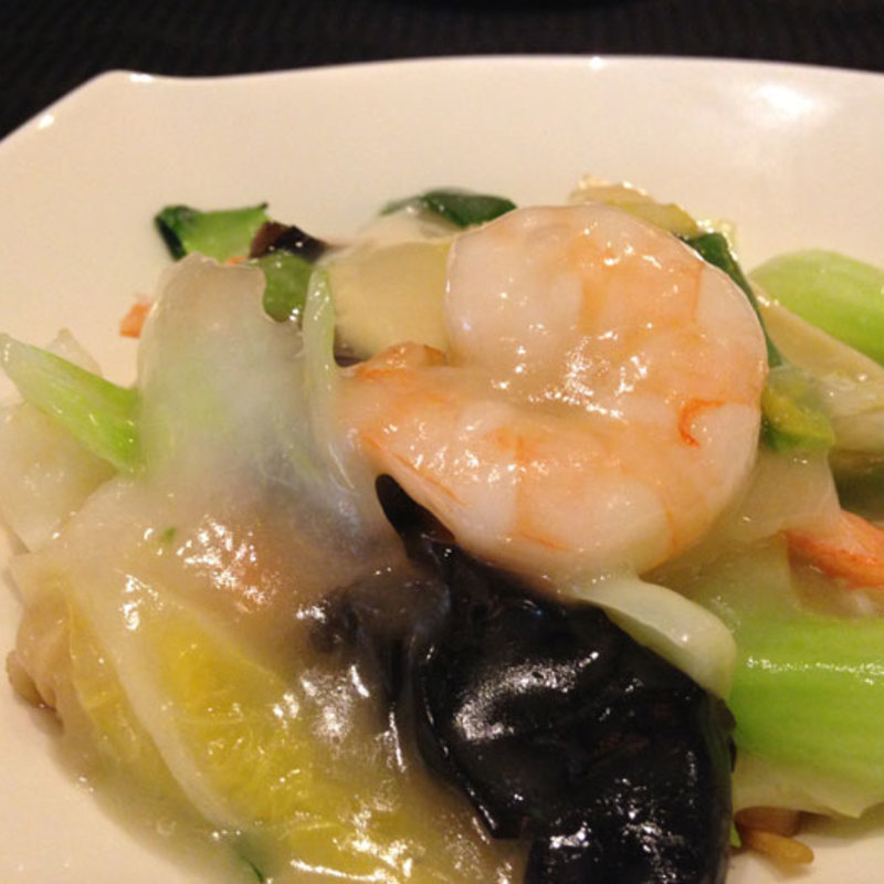 海鮮あんかけ焼きそば(スーツァンレストラン陳 渋谷)