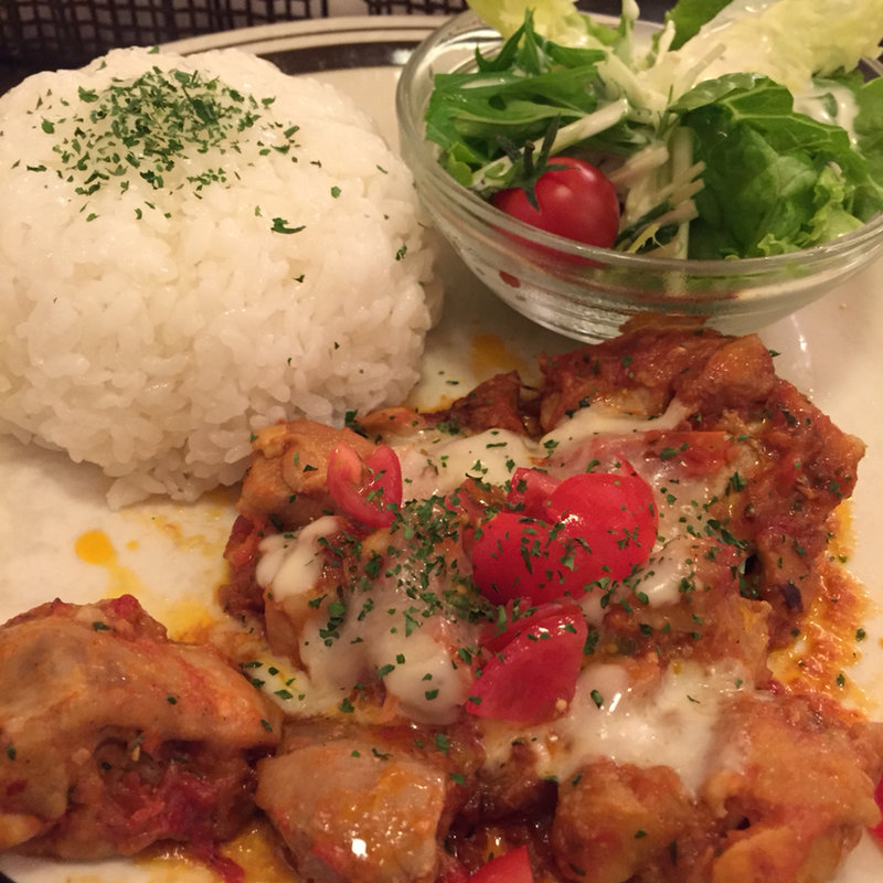 トマトDEチキン(金魚カフェ)