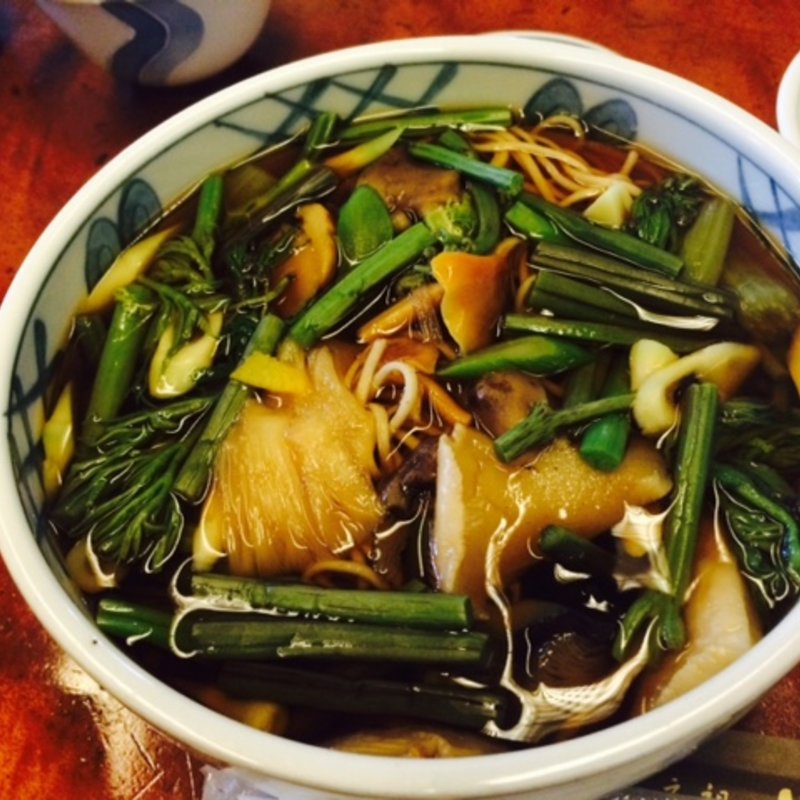 山菜そば(はつ花 本店)