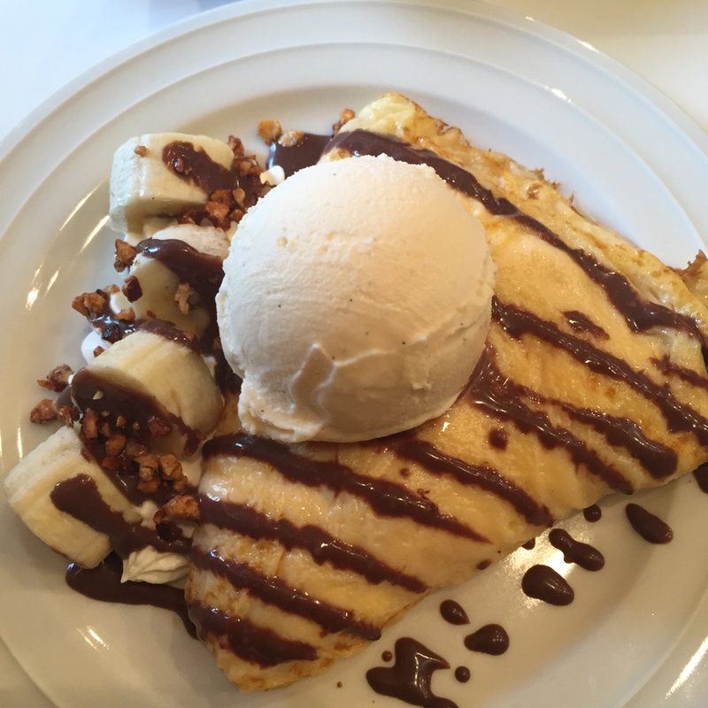 チョコバナナクレープ(ビスキュイ)