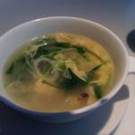 たまごと野菜のスープ(中国料理「桃李」 ホテル日航大阪)