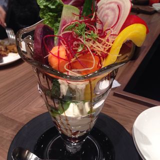 三浦野菜のパフェ仕立て(俺のイタリアン 東京)