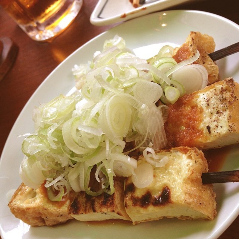 厚揚げ(もつ焼 大統領 本店)