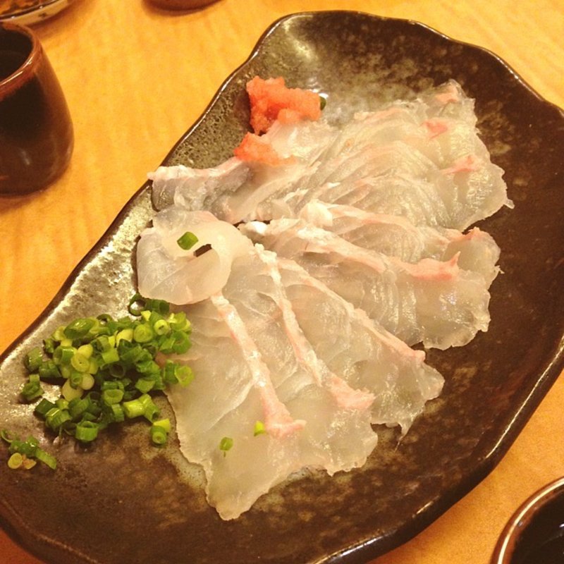 ヒラメのお造り(幸まる)