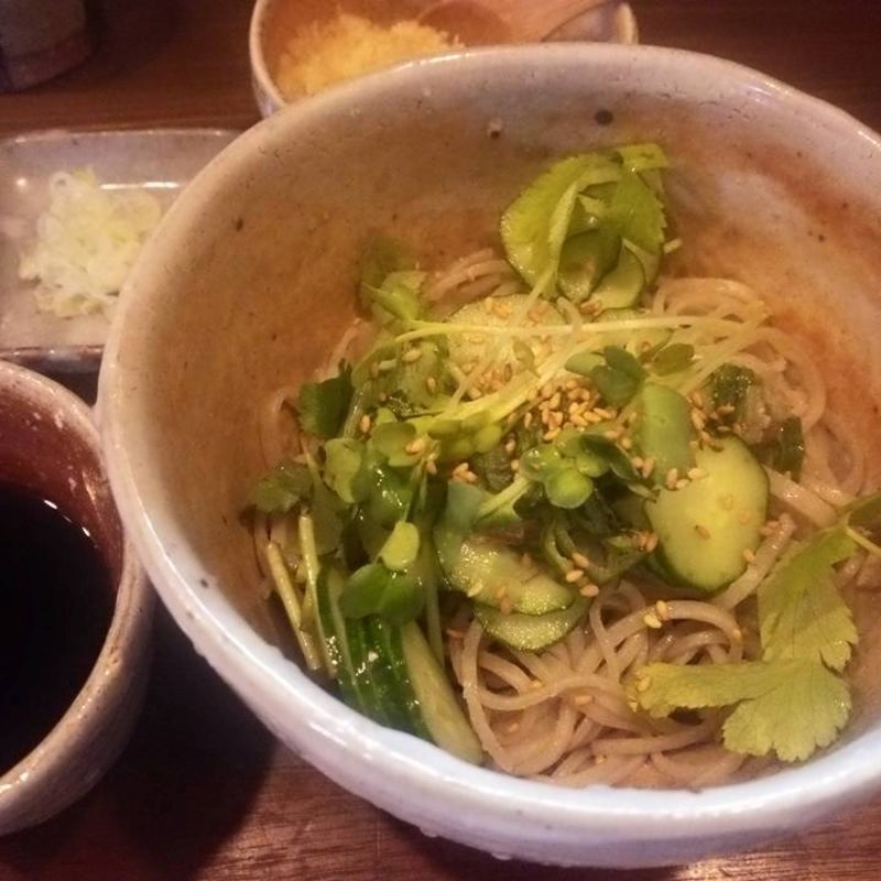 ぶっかけそば(そば滋雲)