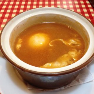 自家製トマトポタージュスープ(レストランあづま)