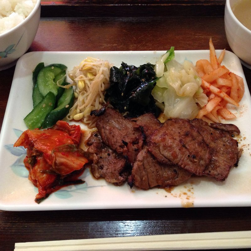 カルビ定食(ソウル市場 森下店)