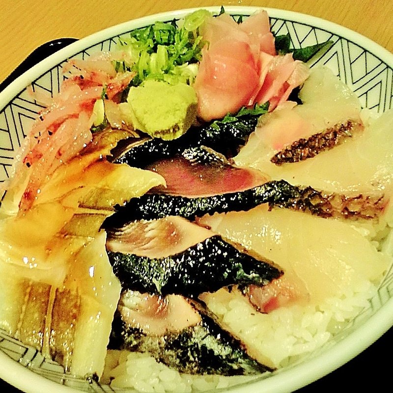 春の三種盛り丼(魚盛 日本橋店 )