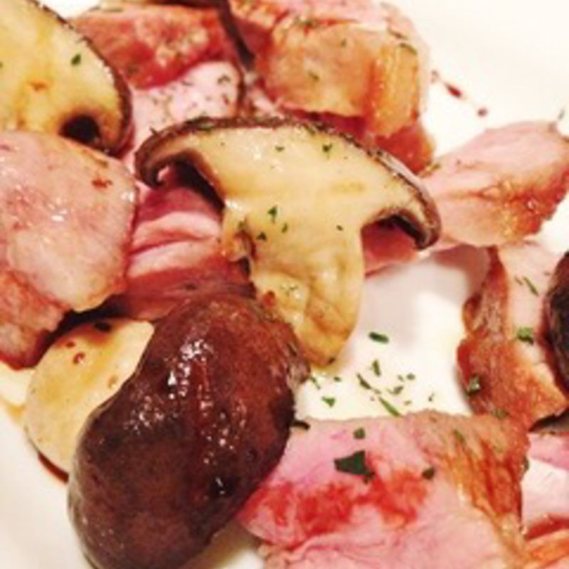 やまゆりポーク肩ロース炭火焼(イタリア倶楽部)