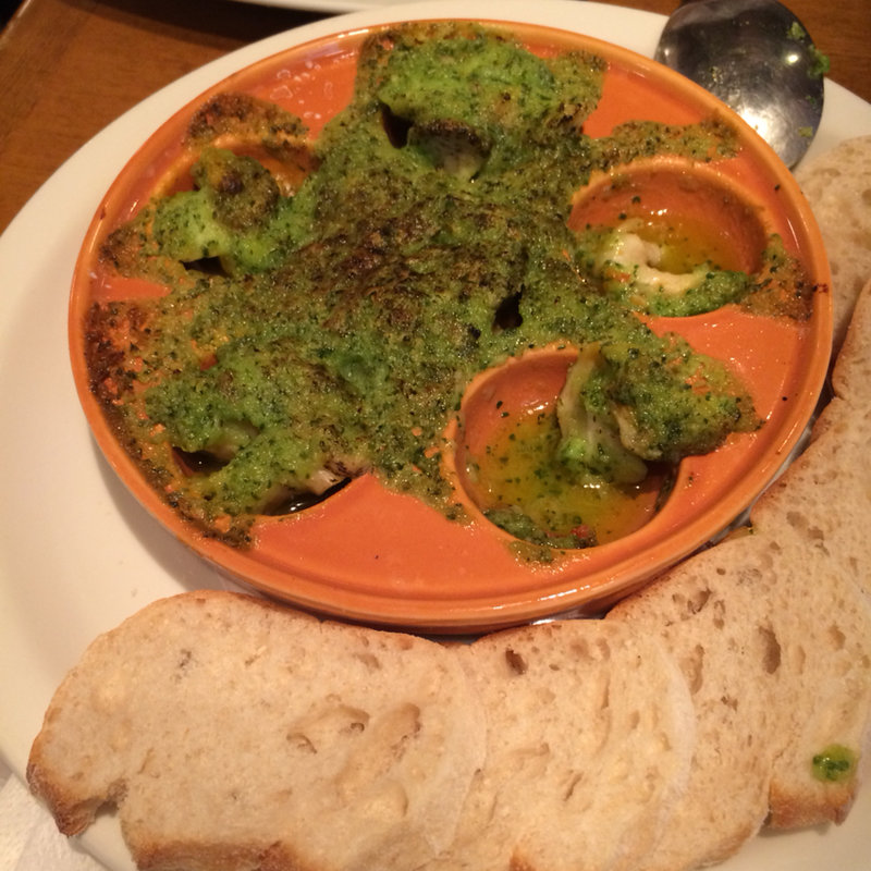 つぶ貝のオーブン焼き〜エスカルゴバター風味〜(びすとろ UOKIN はなれ )