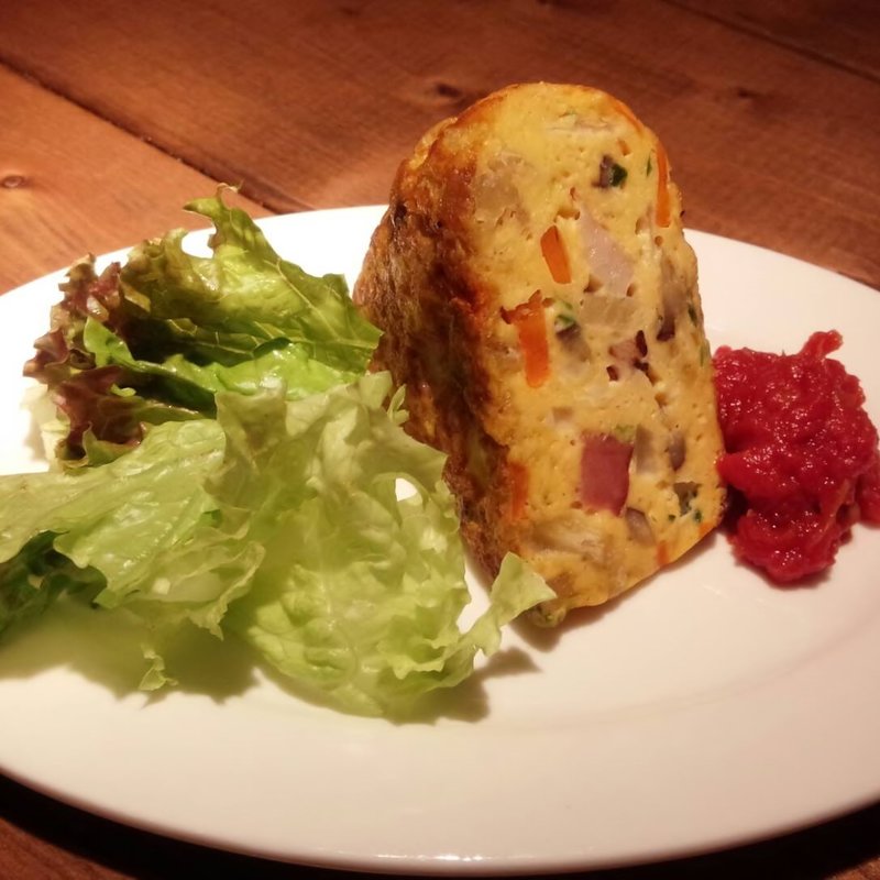 ゴーヤのスパニッシュオムレツ(BEER & GRILL Spicarbo)