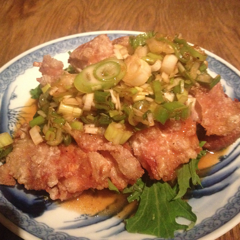 鶏のざくざく揚　ネギたっぷりソース(なっぱsun 蒲田店)