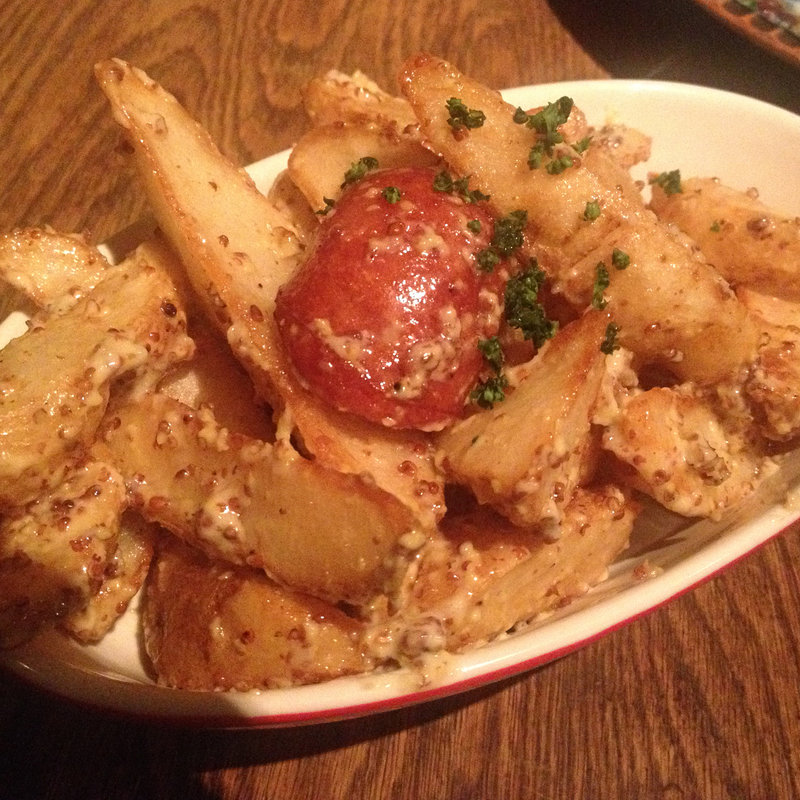 マスタードソースのフライドポテト(なっぱsun 蒲田店)