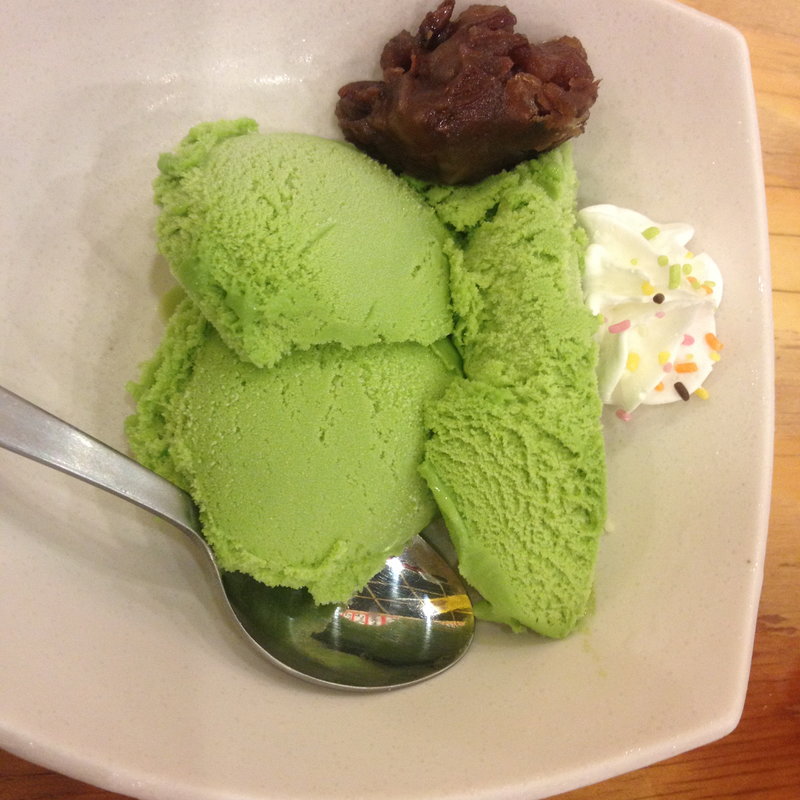 抹茶アイス(大阪 満マル 武蔵小山店 （オオサカ マンマル）)