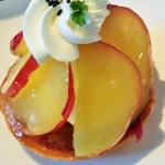 リンゴのケーキ(カフェ ド ガモヨン （café de GAMOYON）)