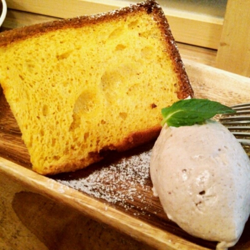 人参のシフォンケーキ＆シナモングレース(SOAKS)