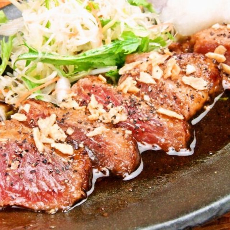 鮪ほほ肉鉄板ステーキ(おさかな市場 北国分 )