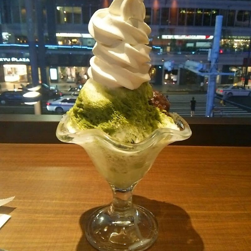 抹茶あずきフラッペ(サンマルクカフェ＋Ｒ 銀座みゆき通り店)