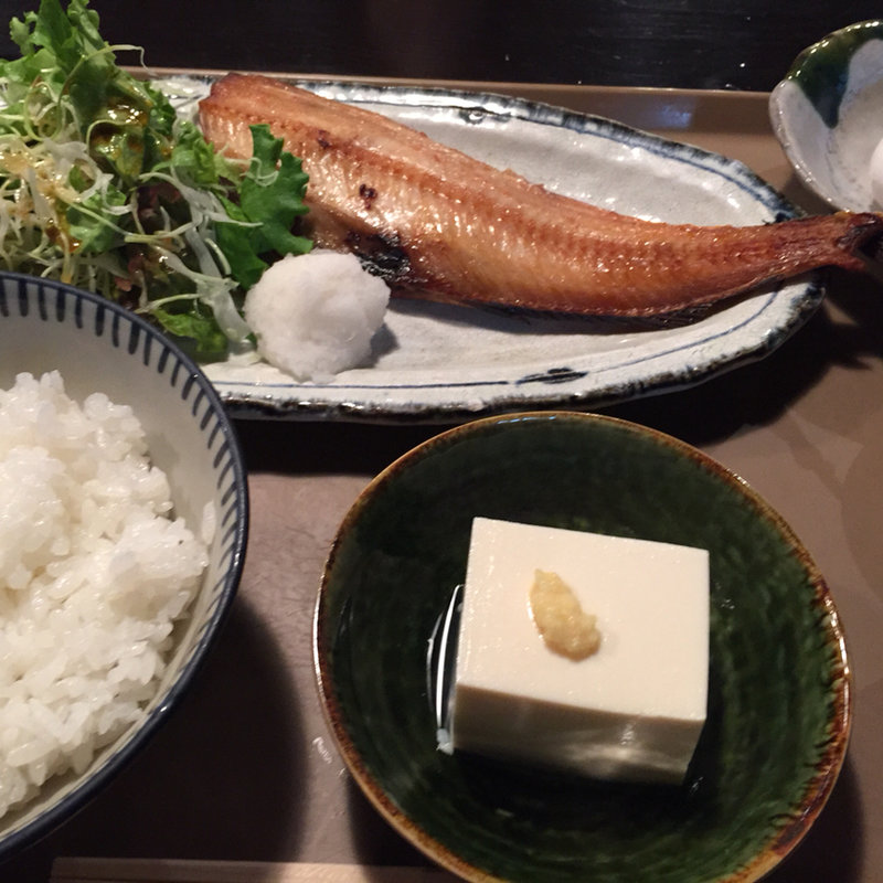ホッケ定食(茶屋 壱)