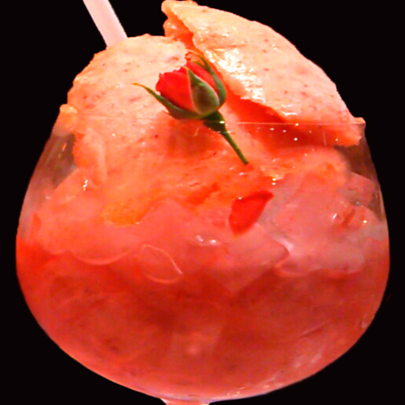 イチゴシャーベットのローズティー(ロクシタンカフェ渋谷店)