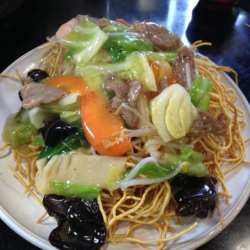 五目かた焼きそば(東京亭(とうきょうてい))