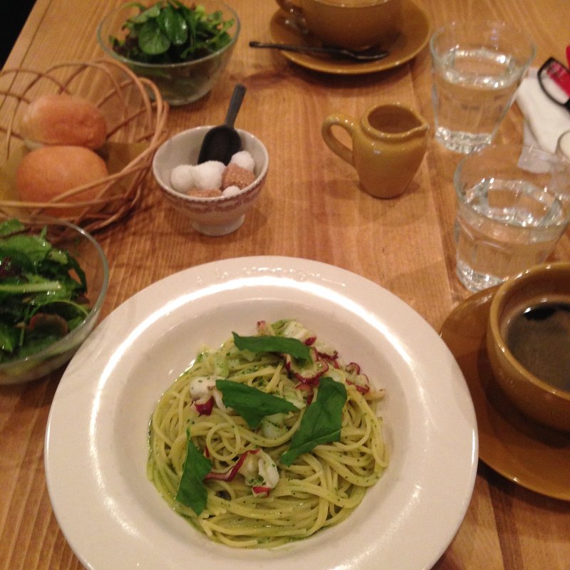 タコと百合根のジュノベーゼパスタ(ア・ラ・カンパーニュ　町田店)