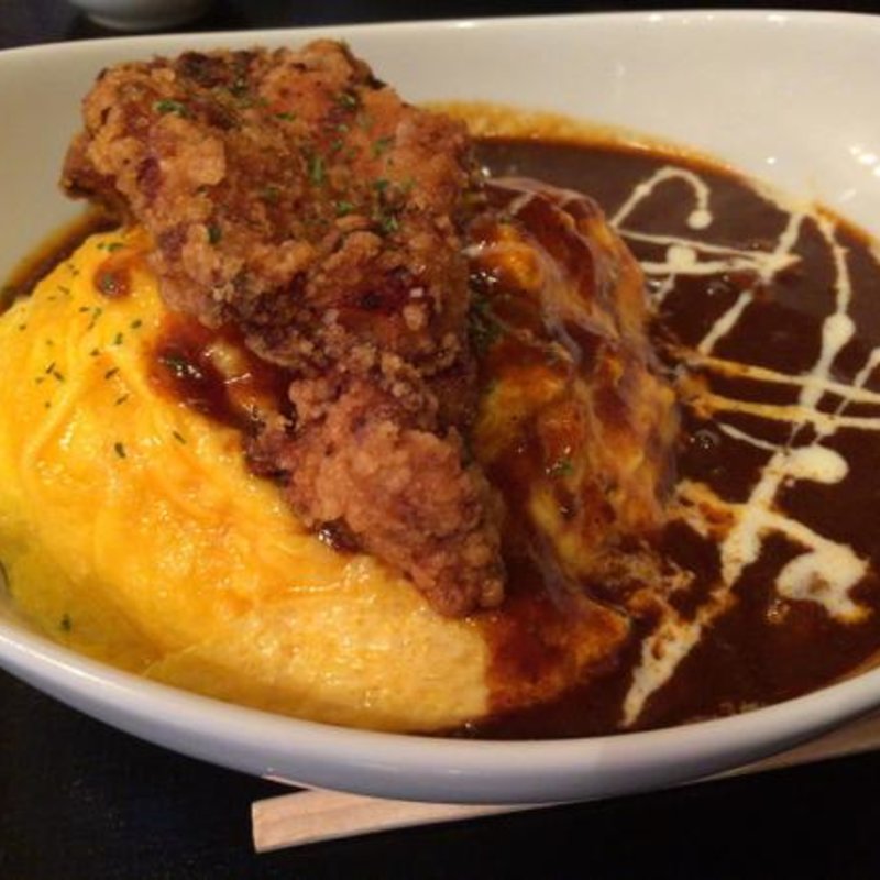 下町洋食とろとろデミグラスオムライス(トップテーブル)