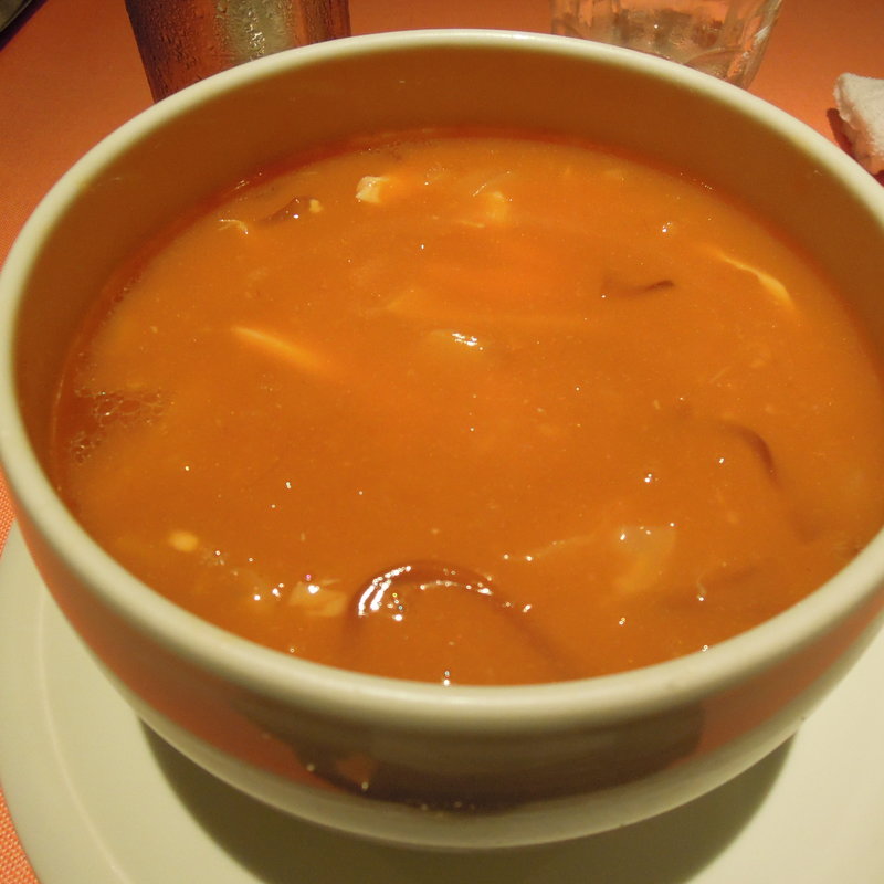 ふかひれ煮込み餡かけそばセット(蔭山樓)