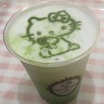 アイス抹茶ミルク(カフェドミキ ウィズ ハローキティ （Cafe de Miki with Hello Kitty）)