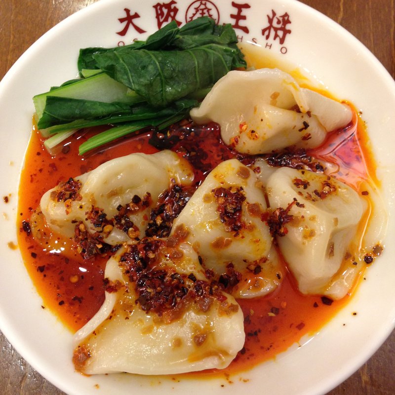 ピリ辛ぷるもち水餃子(大阪王将 門前仲町店)