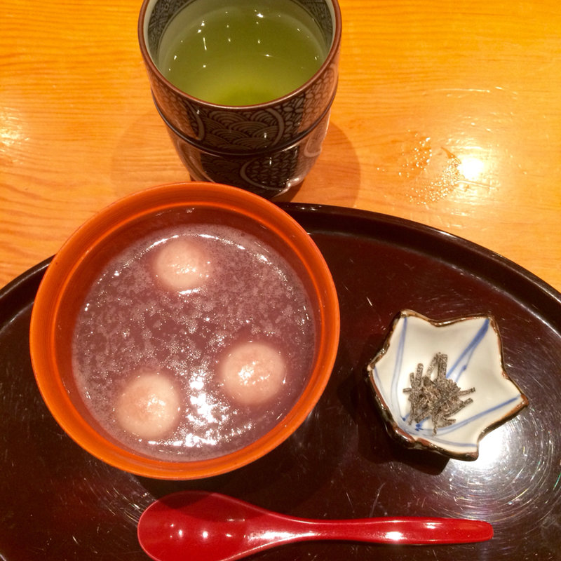 御膳しるこ(明月庵 ぎんざ田中屋 西武池袋店)