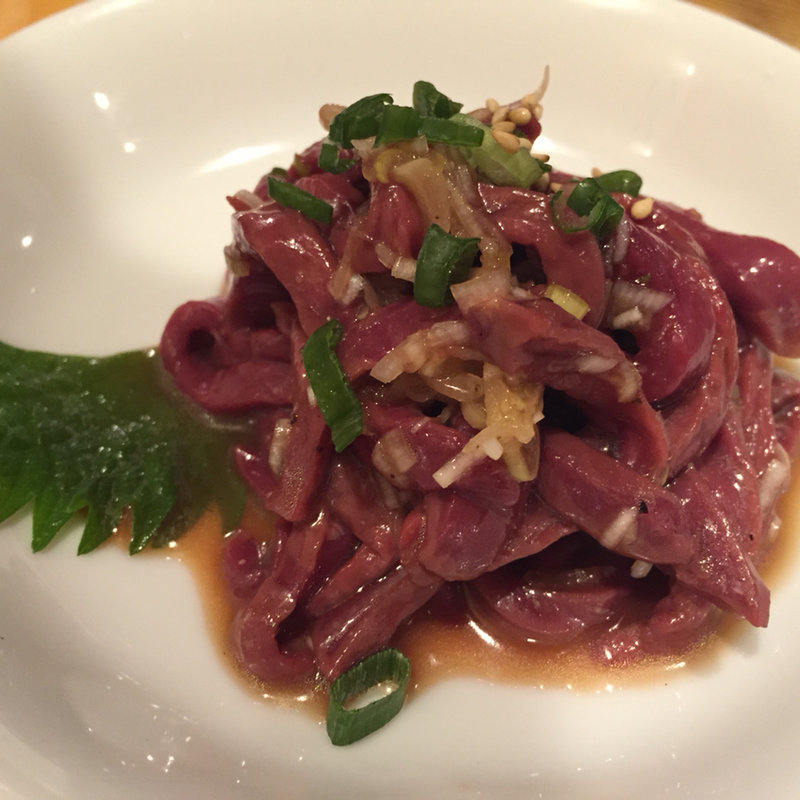 ハツユッケ(炭火焼きホルモンまんてん 代々木店)