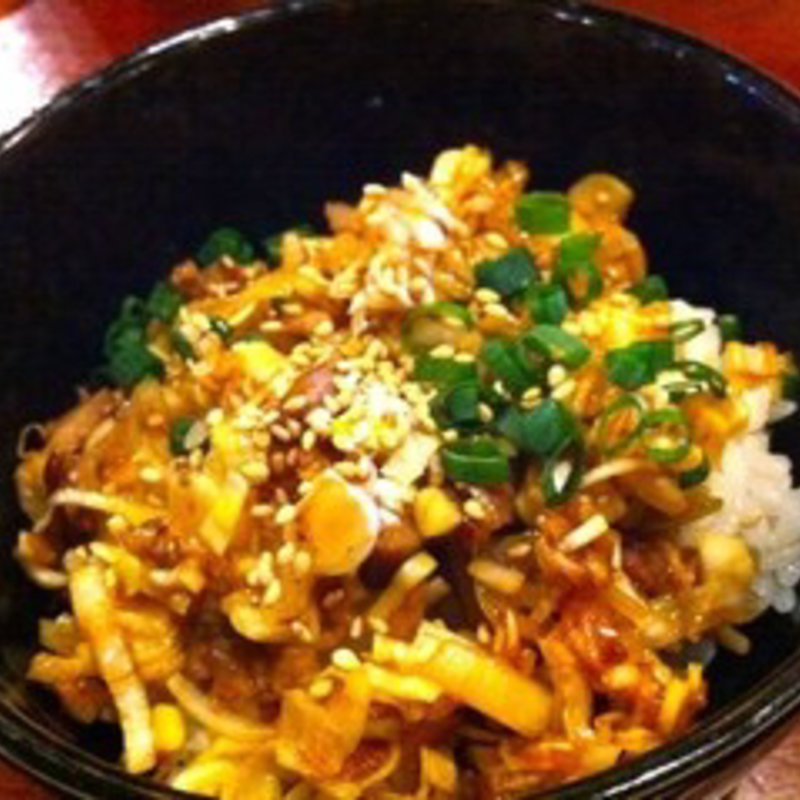 Cセット ネギチャーシュー丼(究極ラーメン 横濱家 大和店)