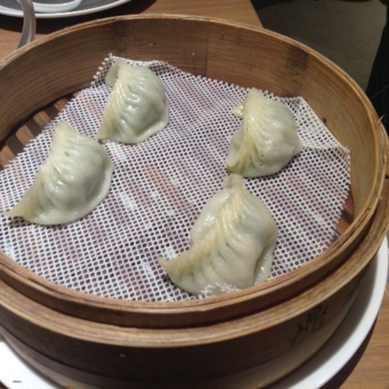 野菜と豚肉の餃子(鼎泰豐（ディンタイフォン）阪急うめだ本店)