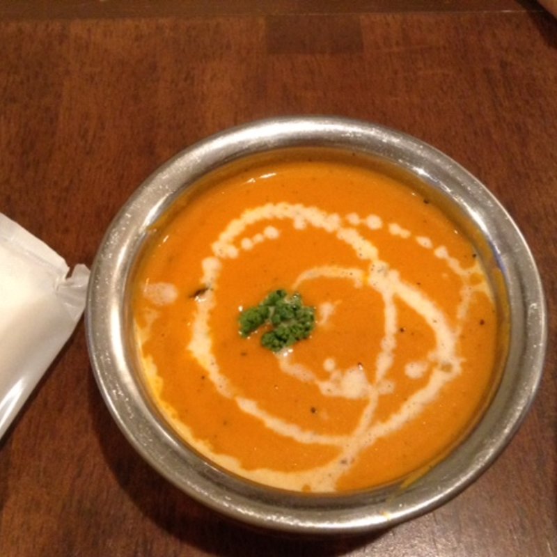 チキン入りバターカリー　(PUJA梅田)