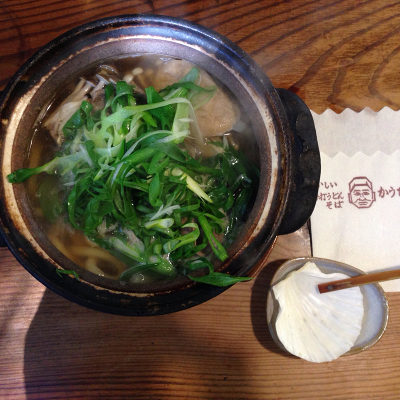 鴨うどん(合掌 )